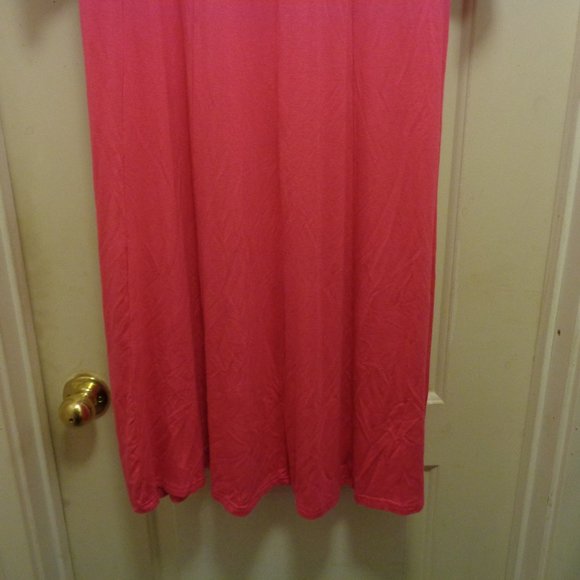 BARBIECORE HOT TOUCH HOT PINK JERSEY MIDI DRESS M - Picture 3 of 9